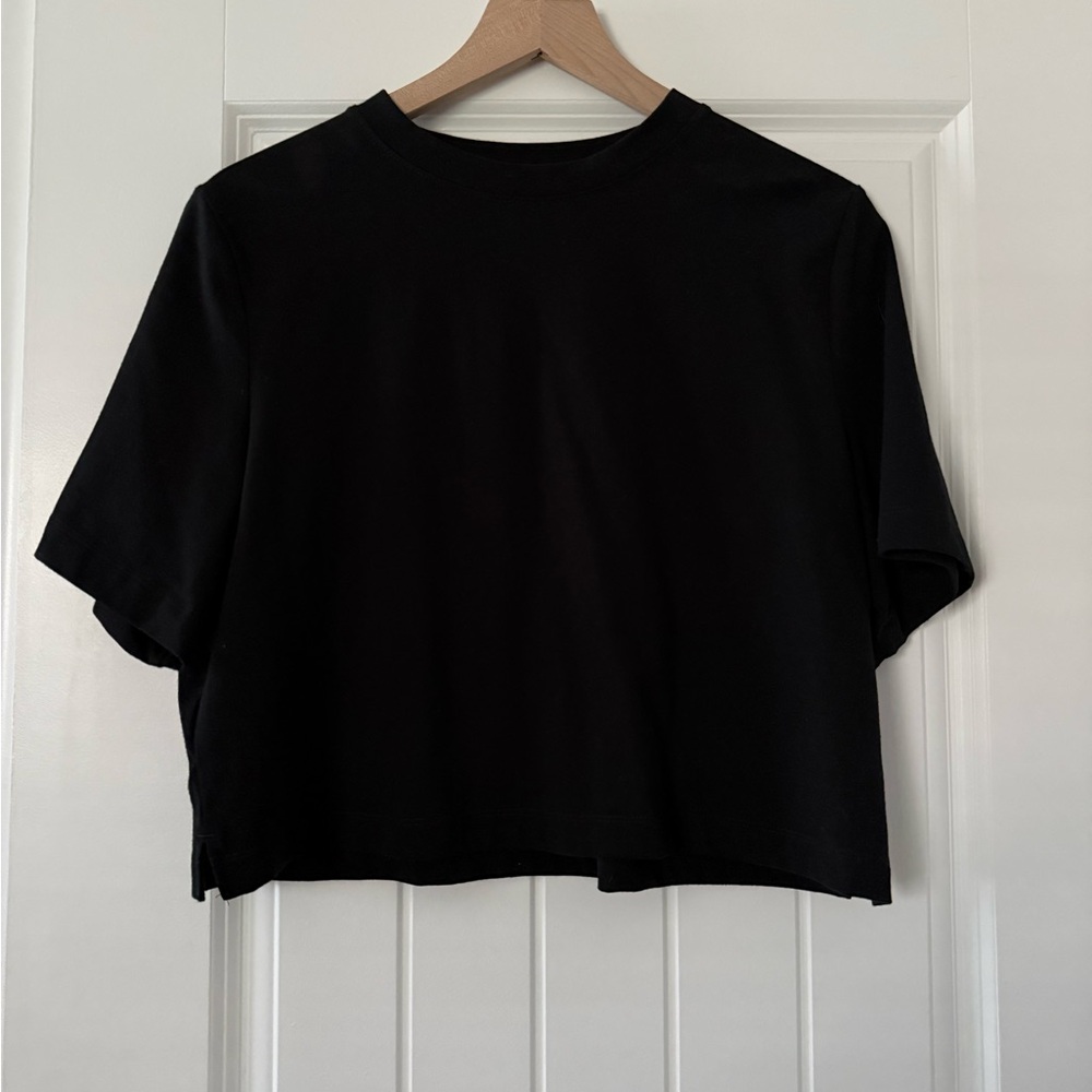 a new day Black Crop Top